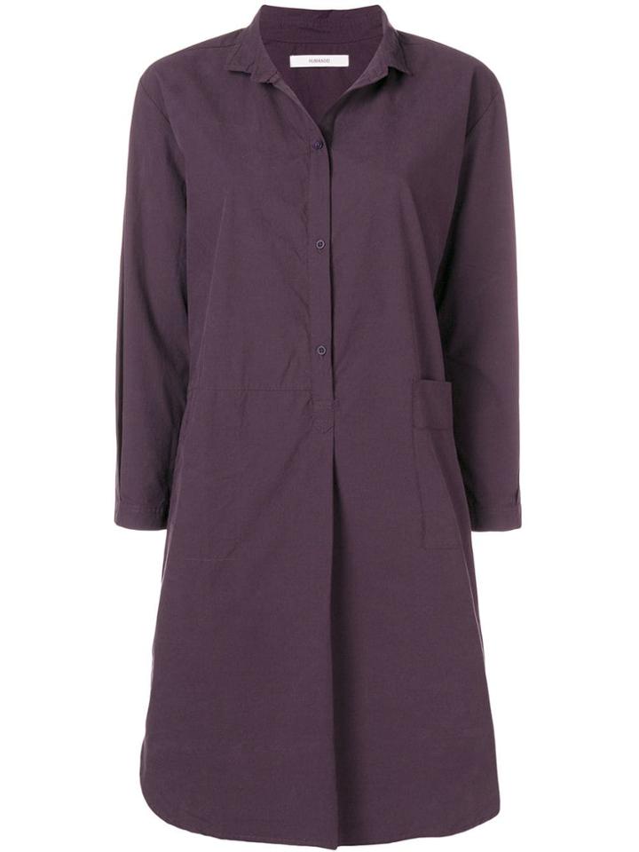 Humanoid Shirt Dress - Pink & Purple