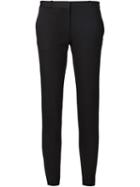 The Row Slim Fit Trousers, Women's, Size: 8, Black, Cotton/spandex/elastane