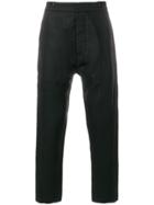 Tom Rebl Straight-leg Trousers - Black