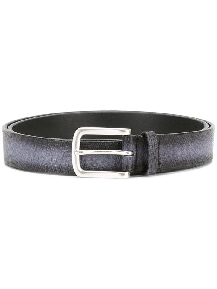 Orciani Classic Belt, Men's, Size: 100, Grey, Leather