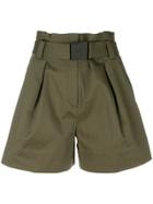 No21 Belted Shorts - Green