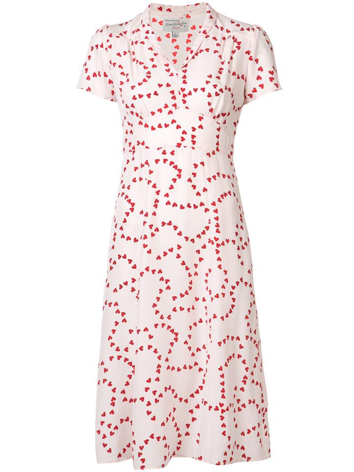 Harley Viera Newton Maria Sting Of Hearts Dress, Women's, Size: 6, Pink/purple, Silk