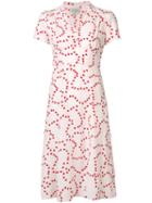 Harley Viera Newton Maria Sting Of Hearts Dress, Women's, Size: 6, Pink/purple, Silk