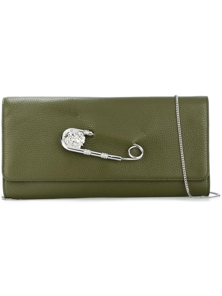 Versus Oversized Pin Detail Clutch