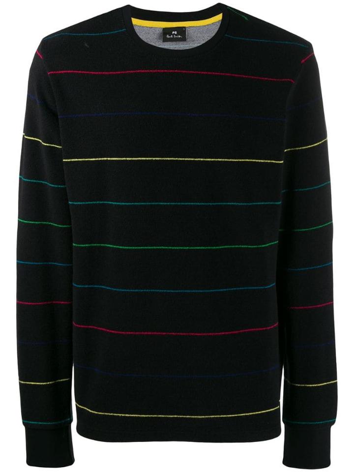 Ps Paul Smith Striped Sweater - Black