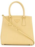 Prada Vintage Logo 2 Way Tote - Yellow & Orange