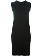 Rick Owens Drkshdw Straight Sleeveless Long Tank - Black