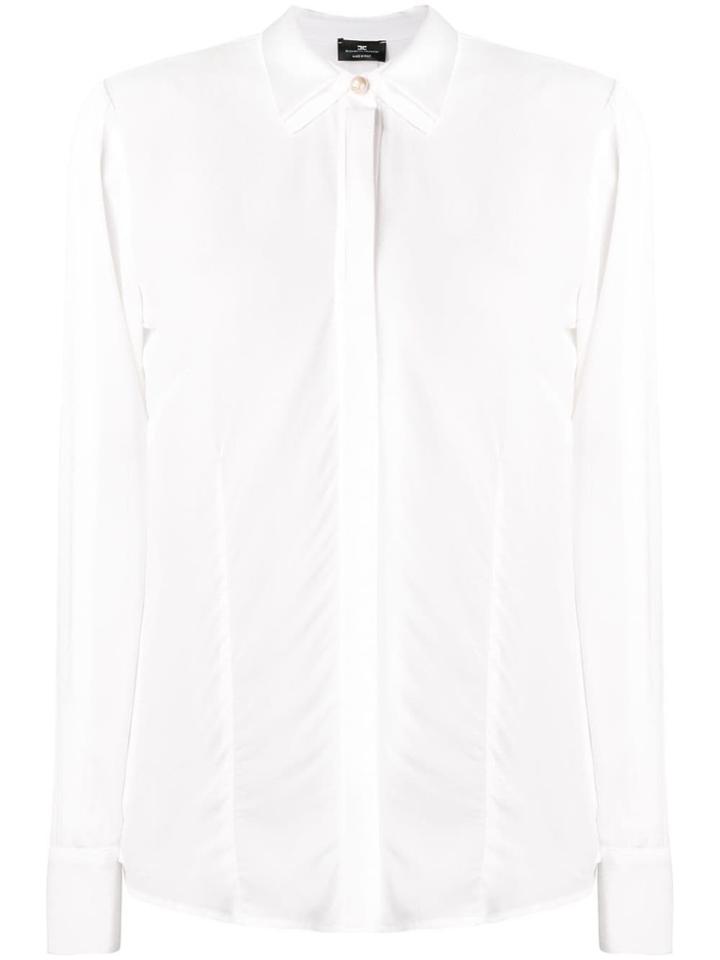 Elisabetta Franchi Basic Plain Shirt - White