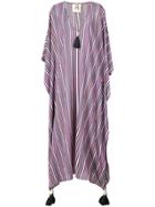 Figue Eliza Striped Kaftan - Pink & Purple