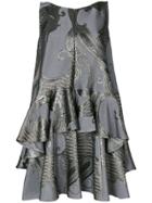 Talbot Runhof Nostra Dress - Grey
