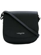 Lancaster Logo Print Shoulder Bag, Women's, Black, Calf Leather