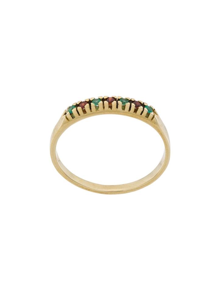 Angostura Stone Embellished Ring - Gold