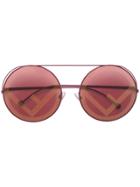 Fendi Eyewear Runaway Sunglasses - Pink & Purple