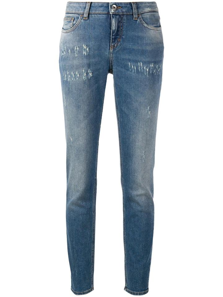 Dolce & Gabbana Faded Slim Jeans - Blue
