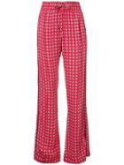 Baum Und Pferdgarten Pearly Pills Print Trousers - Red