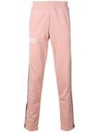 Paura Stripe Detail Track Pants - Pink
