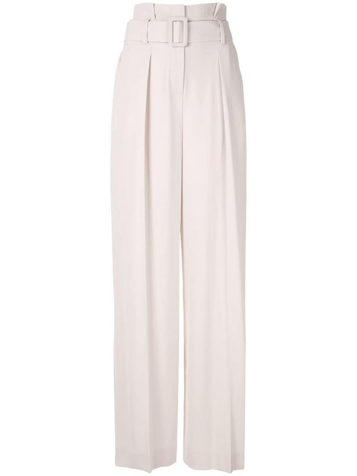 Paule Ka Belted Flared Trousers - Neutrals