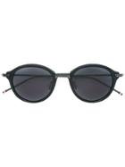 Thom Browne Eyewear Round Shaped Sunglasses - Black