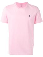 Polo Ralph Lauren Logo Embroidered T-shirt, Men's, Size: Xxl, Pink/purple, Cotton