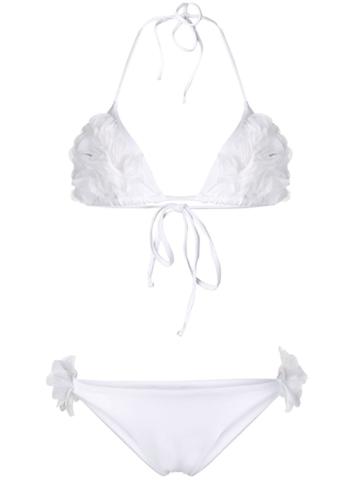 La Reveche Shayna Triangle Bikini Set - White