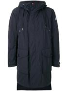 Moncler Classic Zipped Coat - Blue