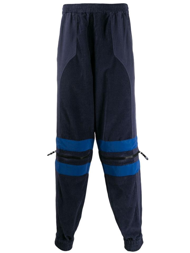 Upww Stripe Detail Track Pants - Blue