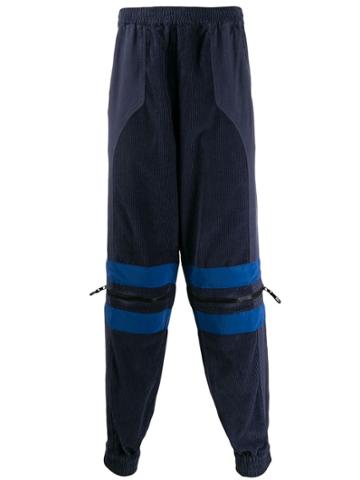 Upww Stripe Detail Track Pants - Blue