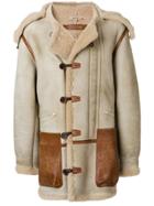Yeezy Vintage Shearling Duffle Coat - Nude & Neutrals