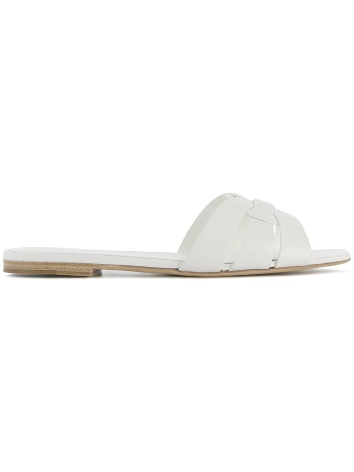Saint Laurent Nu Pied Sandals - White