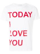 Ermanno Scervino Today I Love You T-shirt - White