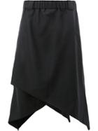 Moohong Long-layered Shorts, Men's, Size: 46, Black, Wool