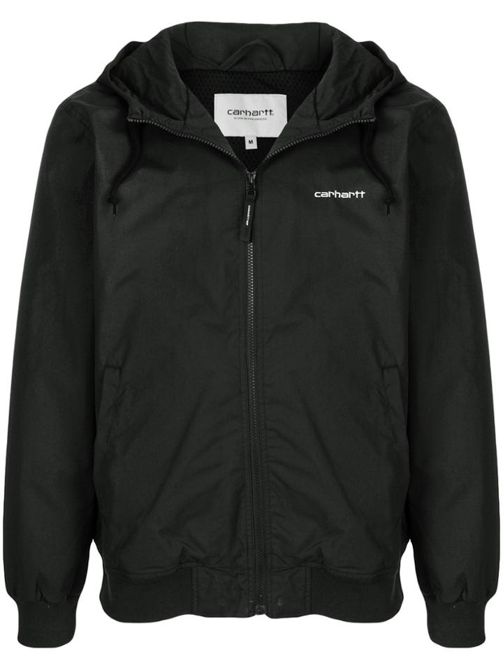 Carhartt Embroidered Logo Bomber Jacket - Black