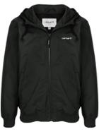 Carhartt Embroidered Logo Bomber Jacket - Black