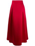 Styland Long Ball Skirt - Red