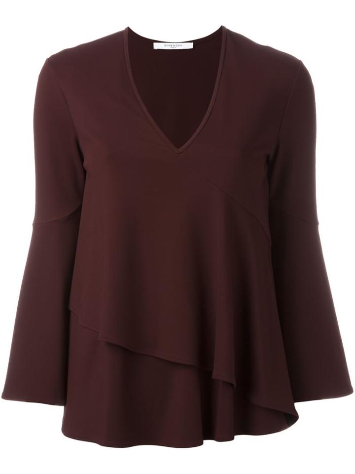 Givenchy Flared Layered Blouse