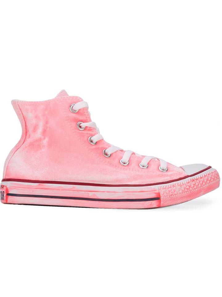 Converse Chuck Taylor All Star Hi-top Sneakers, Women's, Size: 37.5, Pink/purple, Rubber/canvas/cotton