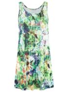 Lygia & Nanny Round Neck Printed Dress, Women's, Size: 44, Green, Polyamide/spandex/elastane