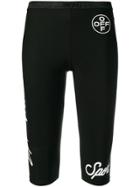 Off-white Cropped Jogging Trousers - Black