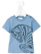 Gucci Kids - Zebra Print T-shirt - Kids - Cotton - 6-9 Mth, Blue