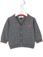 Armani Junior - Contrast Cardigan - Kids - Cotton/wool - 9 Mth, Grey