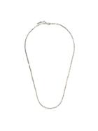 Saint Laurent Silver-tone Razor Chain Necklace