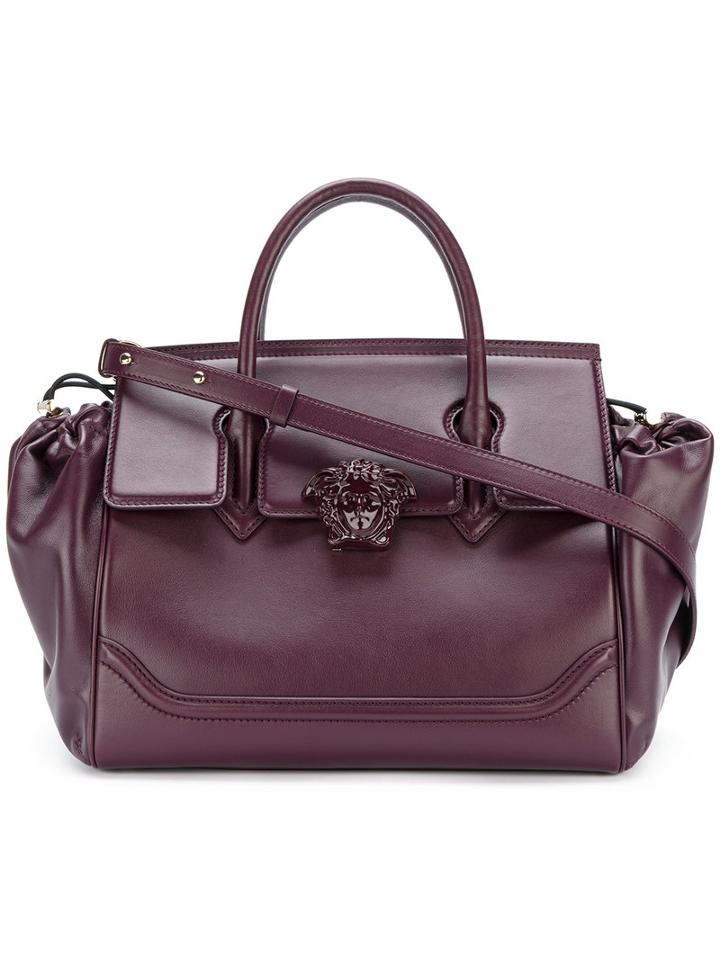 Versace - Palazzo Empire Tote Bag - Women - Calf Leather - One Size, Red, Calf Leather