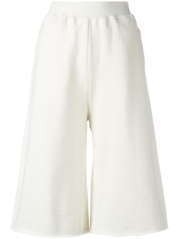 Mm6 Maison Margiela Basic Sweat Shorts, Women's, Size: Medium, White, Cotton