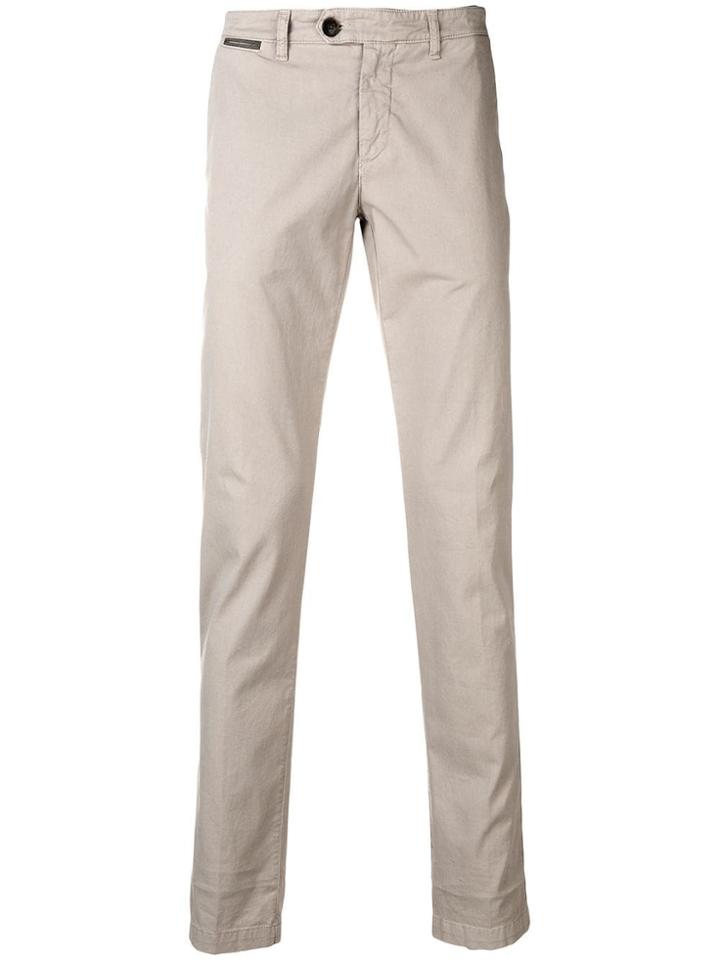 Eleventy Straight-leg Trousers - Neutrals
