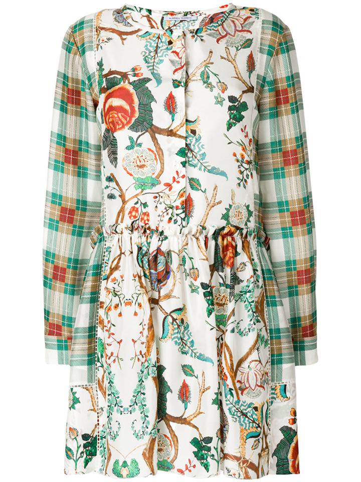 Alberta Ferretti Multi Print Shirt Dress - Multicolour