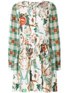 Alberta Ferretti Multi Print Shirt Dress - Multicolour