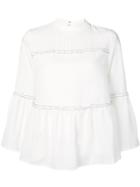 Ps Paul Smith Micro-ruffle Blouse - White