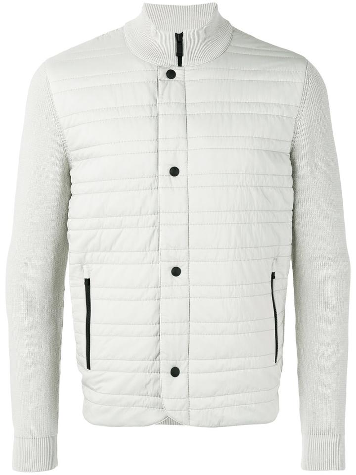 Z Zegna - Padded Jacket - Men - Cotton/polyamide/polyester - M, Grey, Cotton/polyamide/polyester
