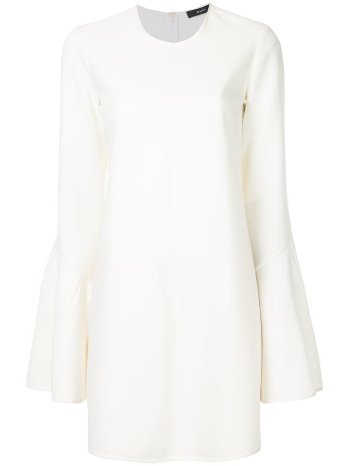 Ellery Preacher Flare Sleeve Dress - White