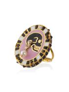 Holly Dyment 18k Yellow Gold Monday Diamond Pearl Ring - Metallic